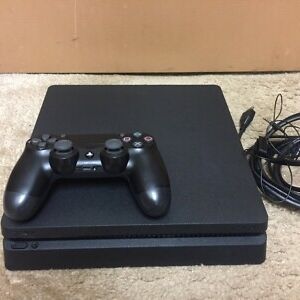 Sony Gaming Console with Black Controller